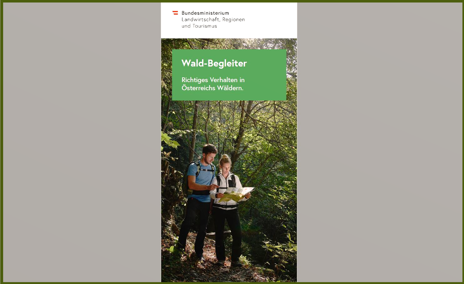 Coverbild Broschüre Wald-Begleiter