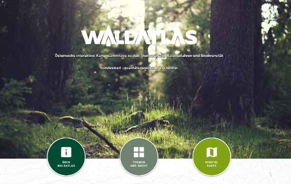 Geodatenplattform WALDATLAS - Startseite