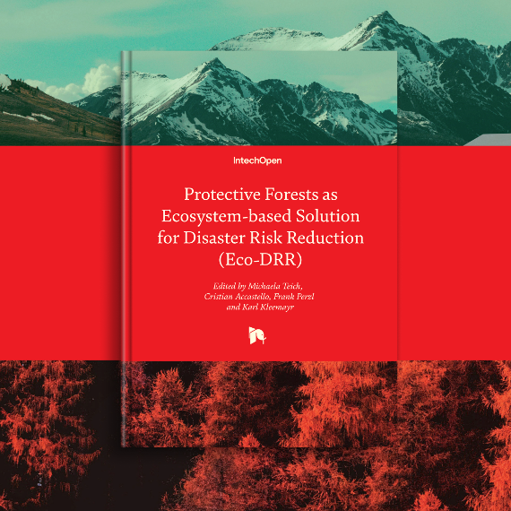 Buchcover: Protective Forests as Ecosystem-based Solution for Disaster Risk Reduction (Eco-DRR)