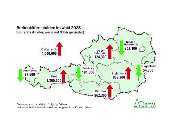 Dokumentation der Waldschädigungsfaktoren 