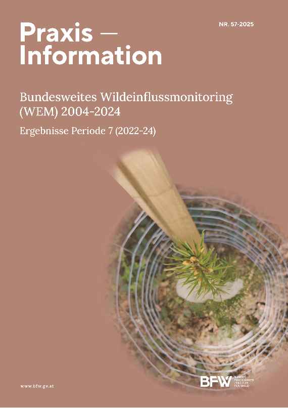 Neue BFW-Praxisinformation 57 zum Wildeinflussmonitoring erschienen