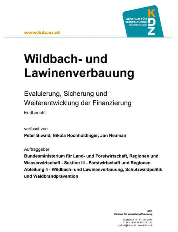 Bericht: Evaluierung, Sicherung und Weiterentwicklung der Finanzierung der Gemeinden