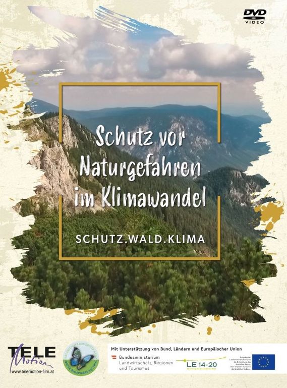 Cover Schutz.Wald.Klima: Film & Broschüre für Schulen und Interessierte