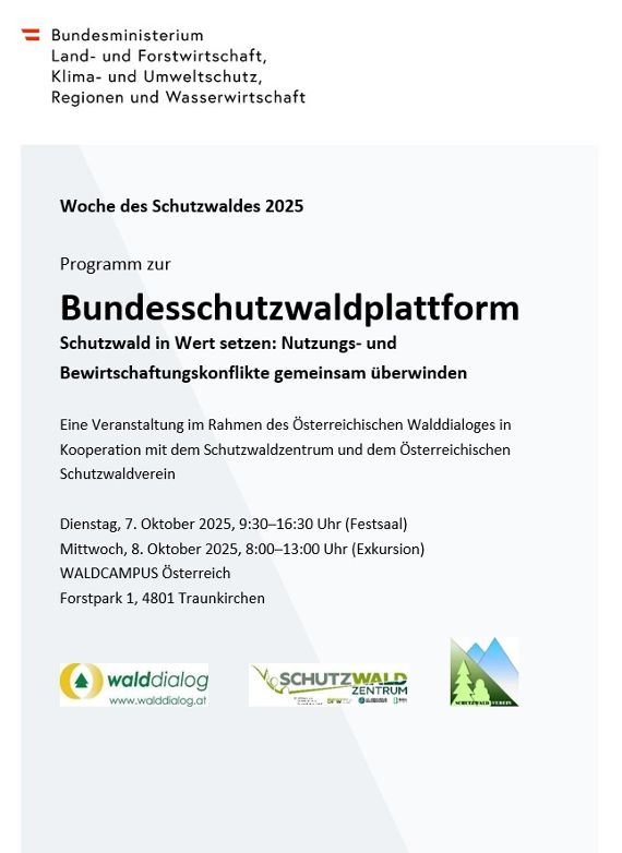 Bundesschutzwaldplattform 2025