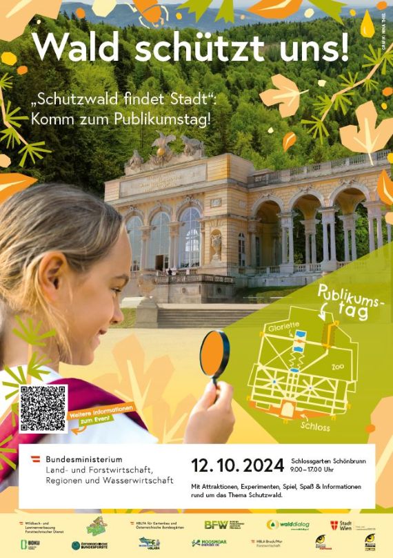 Schutzwald findet STADT – Action, Spiel & Spaß am 12.10.24 in Schönbrunn