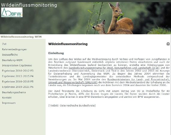 Wildeinflussmonitoring