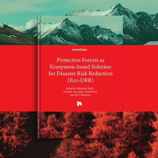 Buchcover: Protective Forests as Ecosystem-based Solution for Disaster Risk Reduction (Eco-DRR)