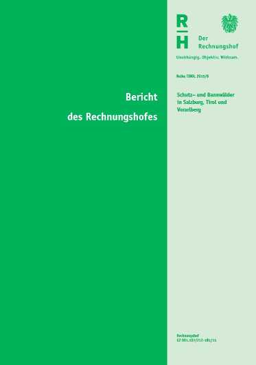 Rechnungshofbericht: Schutz- und Bannwälder in Salzburg, Tirol und Vorarlberg
